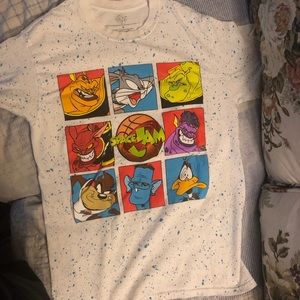 Vintage Space Jam x Paint splatter